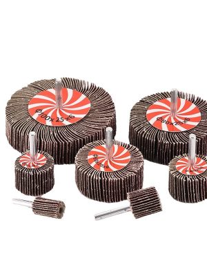 Handled Flap Wheel for Polishing – Abrasive Flap Wheel for Metal Grinding & Surface Finishing