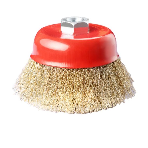 Bowl-Shaped Wire Brush | Heavy Duty Steel Wire Cup Brush for Angle Grinder