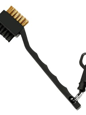 Golf Club Cleaning Brush with Groove Cleaner – Portable Golf Brush with Clip for Iron Cleaning
