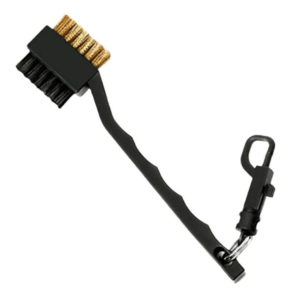高尔夫球杆清洁刷 Golf Club Cleaning Brush with Groove Cleaner – Portable Golf Brush with Clip for Iron Cleaning