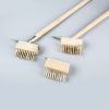 11 Garden Weed Wire Brush with Wooden Handle