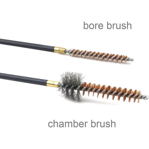 AR15 Gun Cleaning Kit | Rifle Maintenance & Bore Cleaning Brush Set with Carrying Pouch